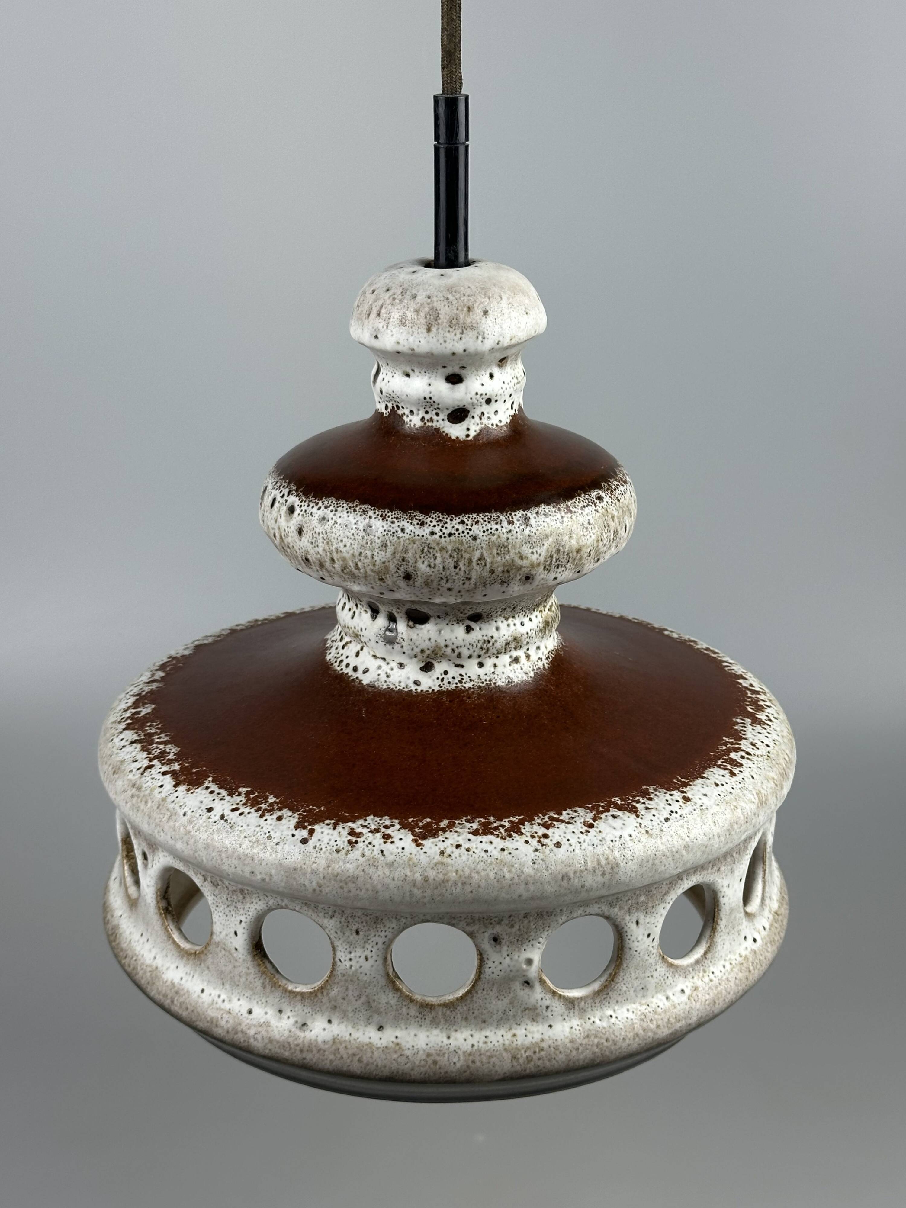 1960s 1970s Ceramic Ceiling Lamp, Hanging Lamp, Mid-Century Design