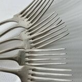 6 forks and 6 spoons - Silver metal