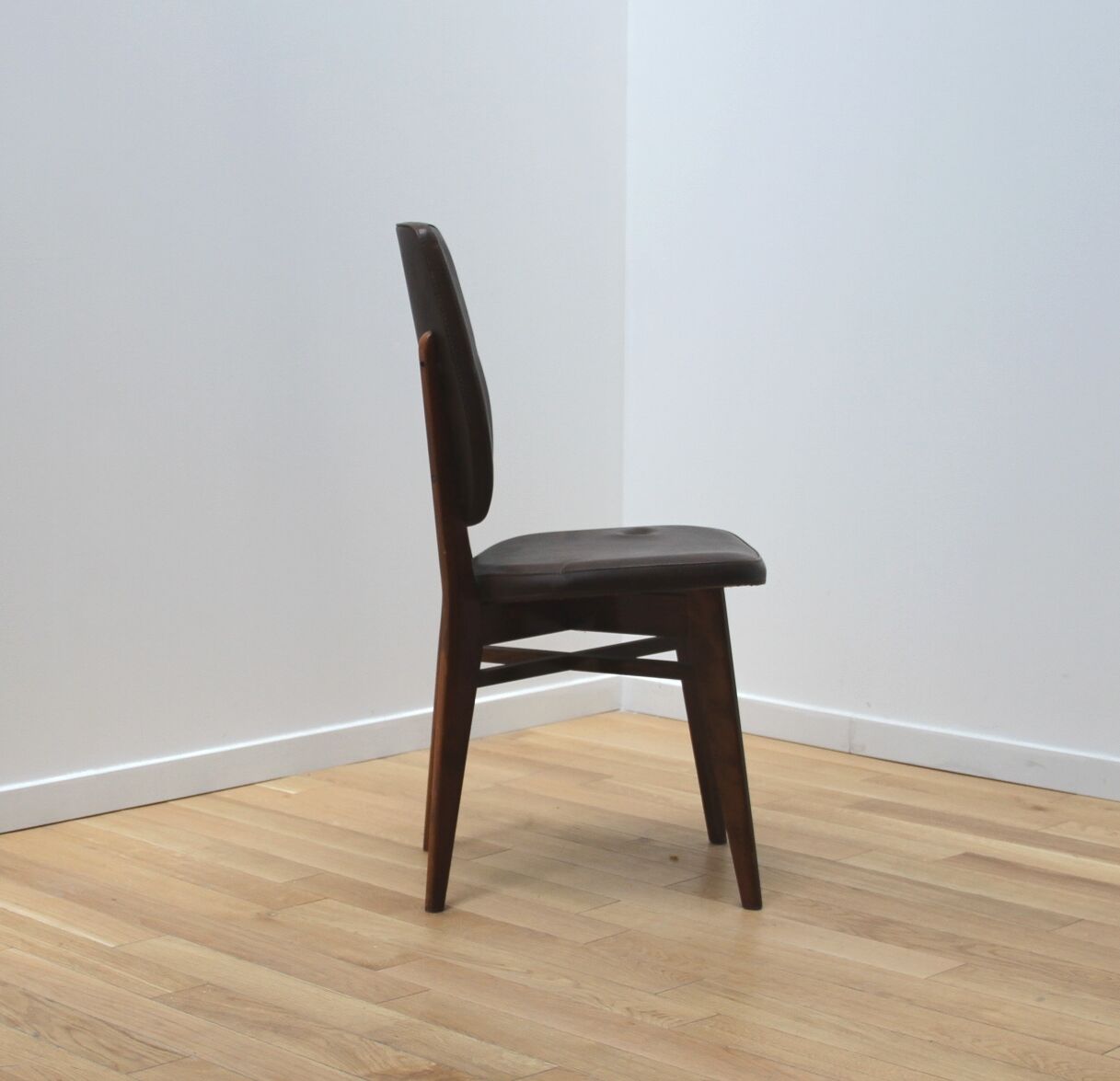 Chaise vintage en cuir