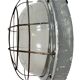 Industrial Grey Wall Light with Milk Glass from Elektrosvit, 1970s