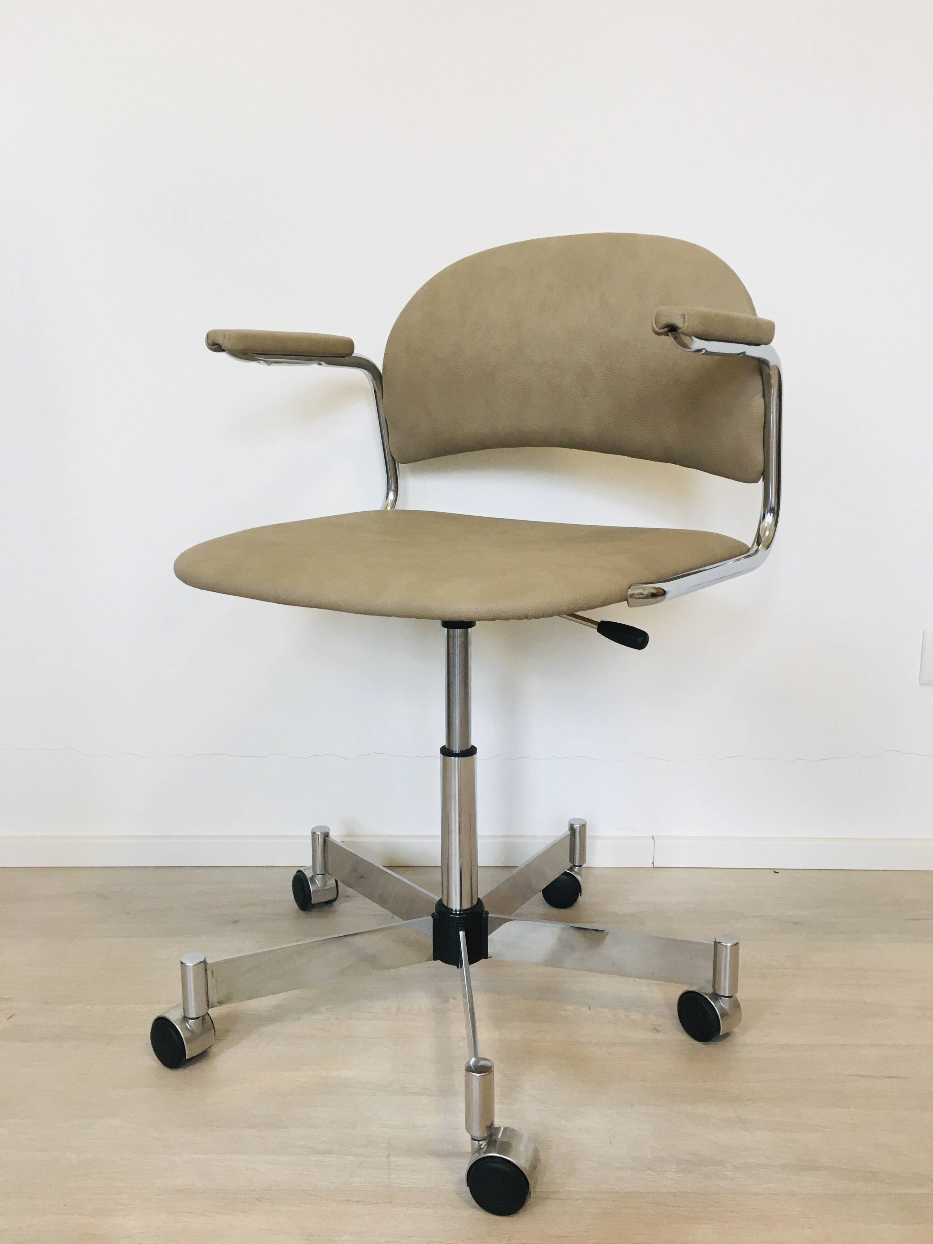 Fully Restored Kovona Desk Chair K-107, Czechoslovakia 1970’s