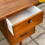 Vintage mid century modern oak desk