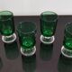 6 verres apéritif Luminarc Cavalier couleur vert bouteille