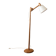 Vintage Danish Pine Adjustable Floor Lamp by +LYS Denmark, 1960s
