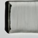 Trio of small rectangular serving dishes white and black Indonesian ceramic 21x16