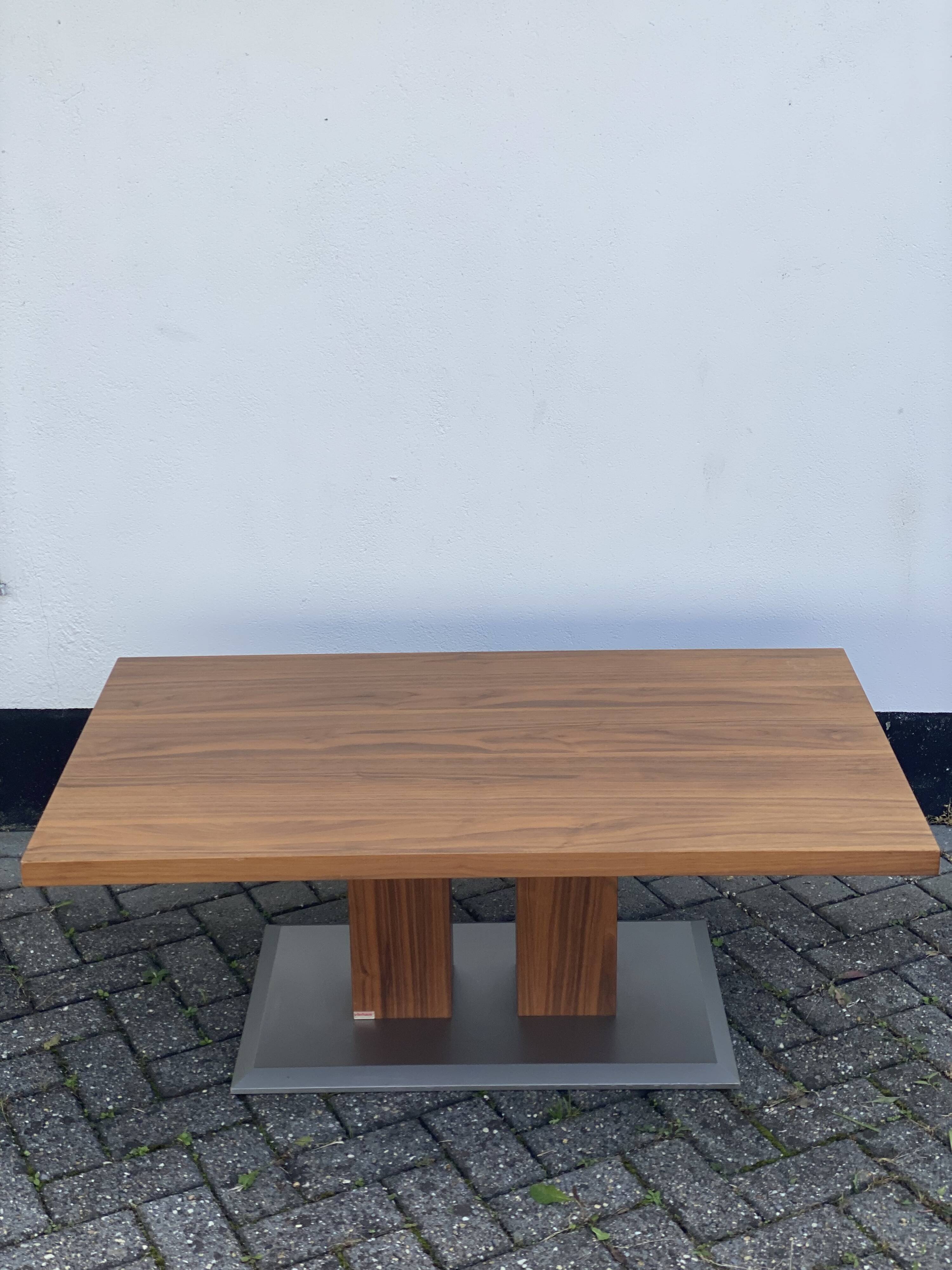 Massive Pedestal Coffee Table by Vierhaus