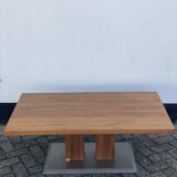 Table Basse à Piédestal Massive par Vierhaus