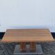 Massive Pedestal Coffee Table by Vierhaus