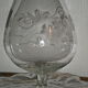Engraved crystal grape rinsing glass Alsace