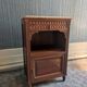 Bedside table with a marble top