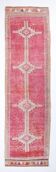 Tapis coureur vintage turc rose super doux, 95x337 cm
