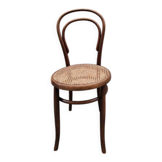 Vintage Fishel bistro chair in curved wood