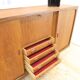 Teak highboard with doors and drawers, 1960s
