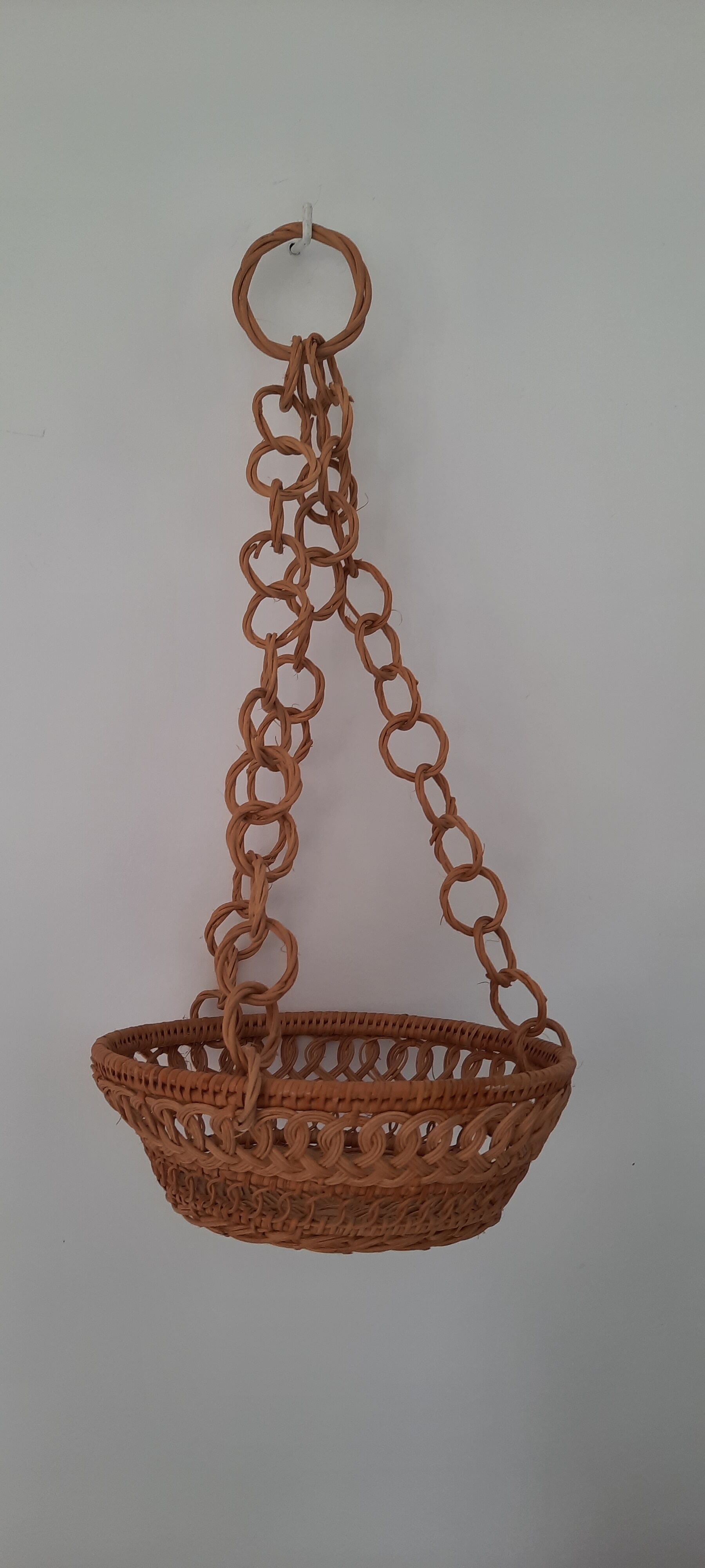 Suspension lamp for wicker plants