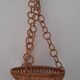 Suspension lamp for wicker plants