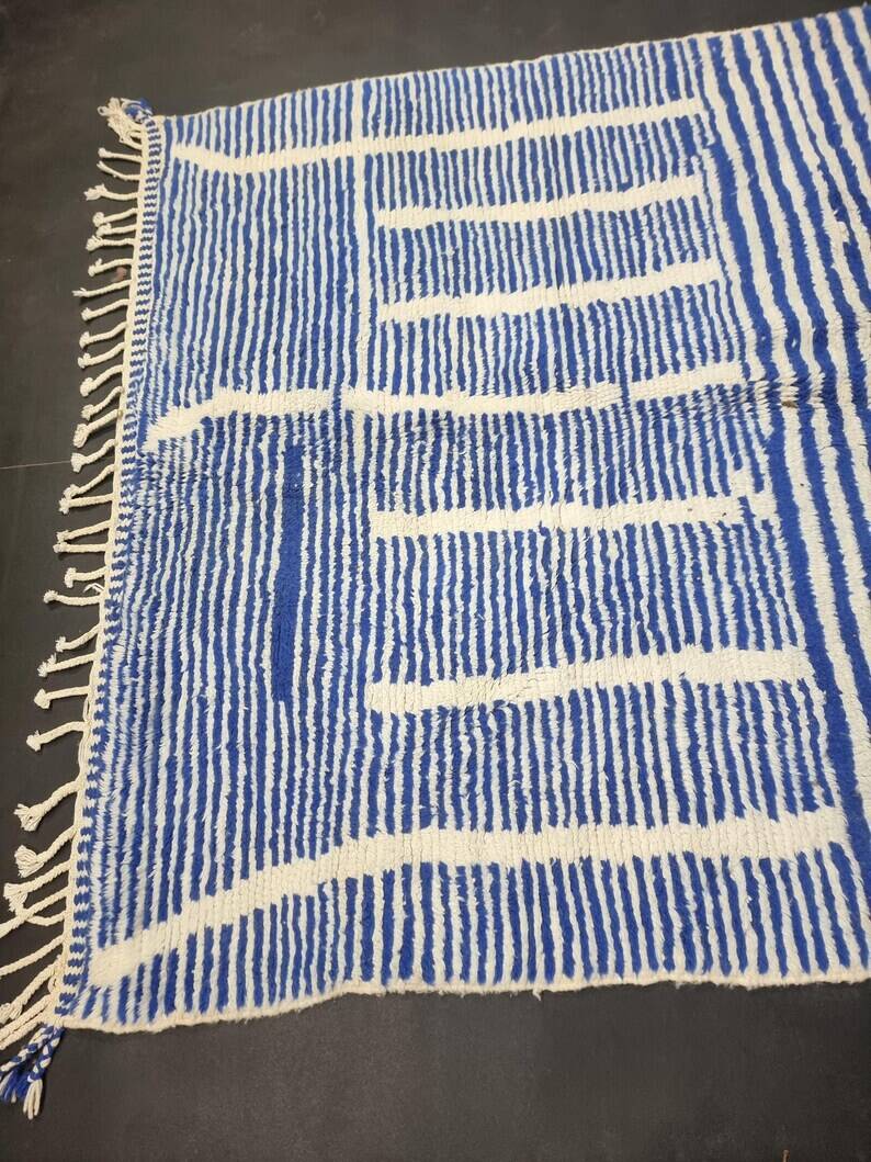 Beni Ourain blue rug 150/250cm