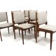 Set of 6 Scandinavian oak chairs, Karl Erik Ekselius, JOC, Sweden, 1