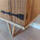 Buffet in rattan and vintage split bamboo
