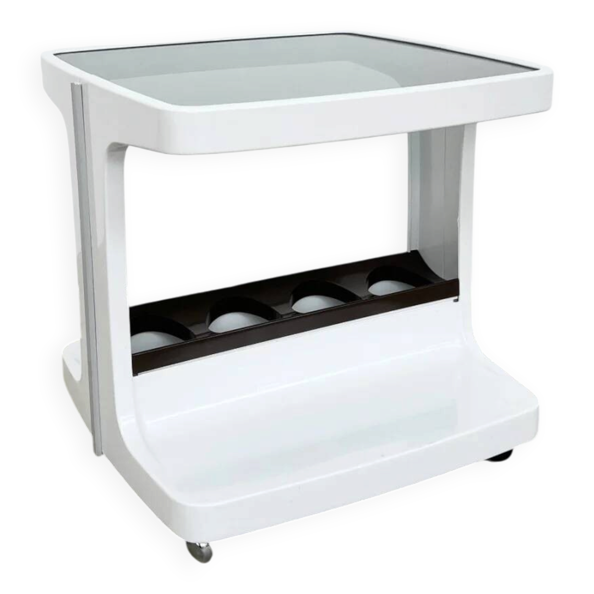 Rolling dessert trolley Marc Held — Prisunic 1970s