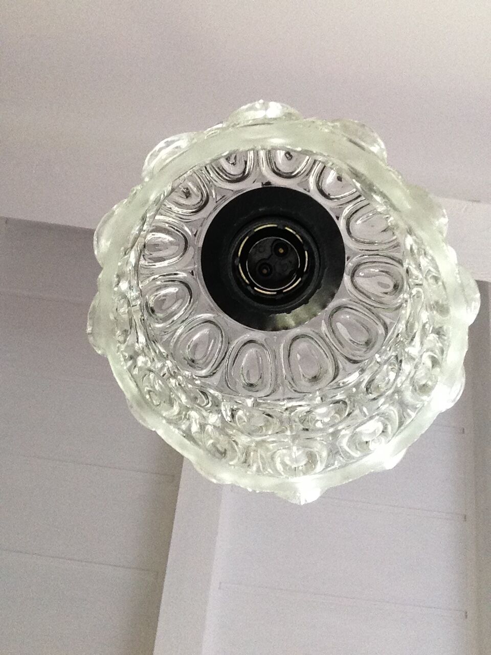 Vintage bubbled glass bell stroller from the 60s/70s