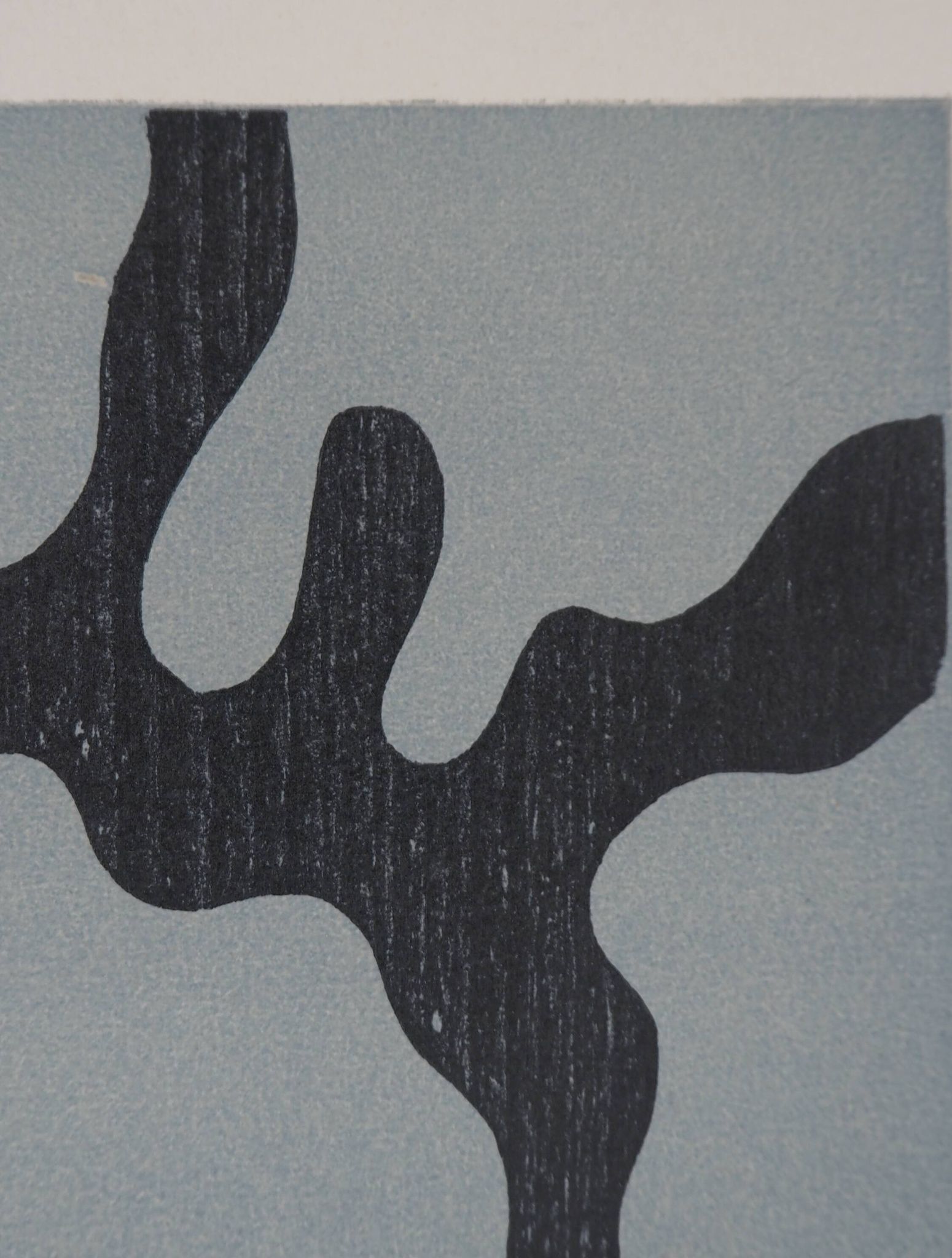 Jean arp : relief i - bois gravé original