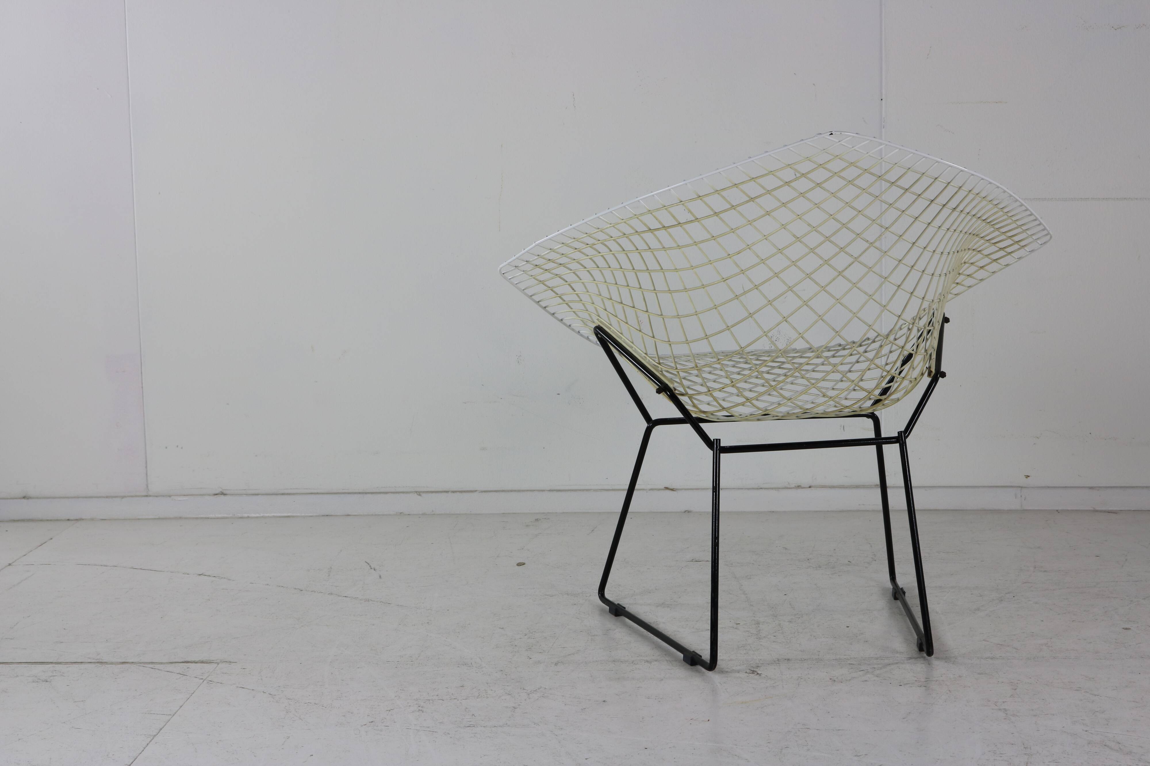 Fauteuil Diamond design seventies par Harry Bertoia pour Knoll