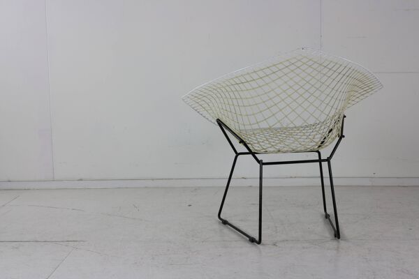 Fauteuil Diamond design seventies par Harry Bertoia pour Knoll