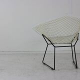 Seventies design Diamond chair by Harry Bertoia for Knoll