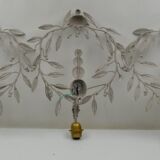 Set of 3 wall sconces in painted metal