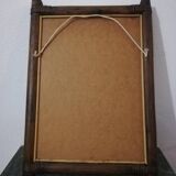 Vintage rattan mirror