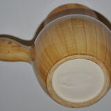 Ceramic pourer Vallauris wood decoration