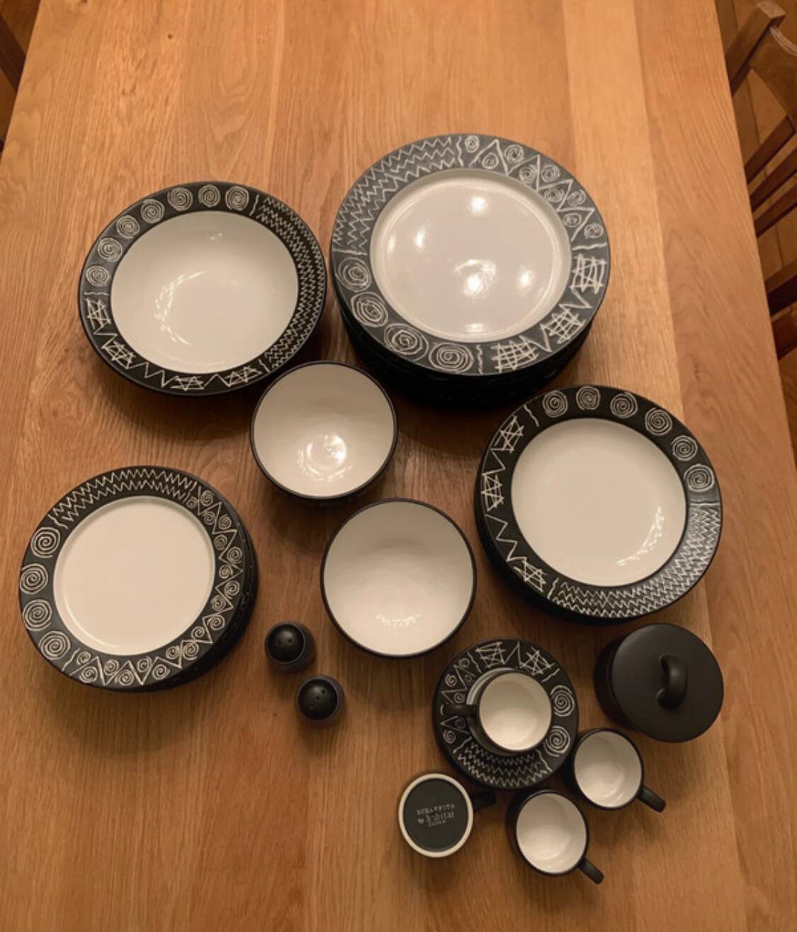 Habitat Scraffito Tableware