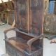 Oak and walnut storage bench - 18th century