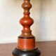 Lampe en bois tourné 1970’s.
