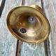 Golden brass candlestick