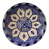 Cobalt blue Moroccan plate