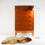 Danish vintage retro commodus Poul Volther FDB in teak 60s