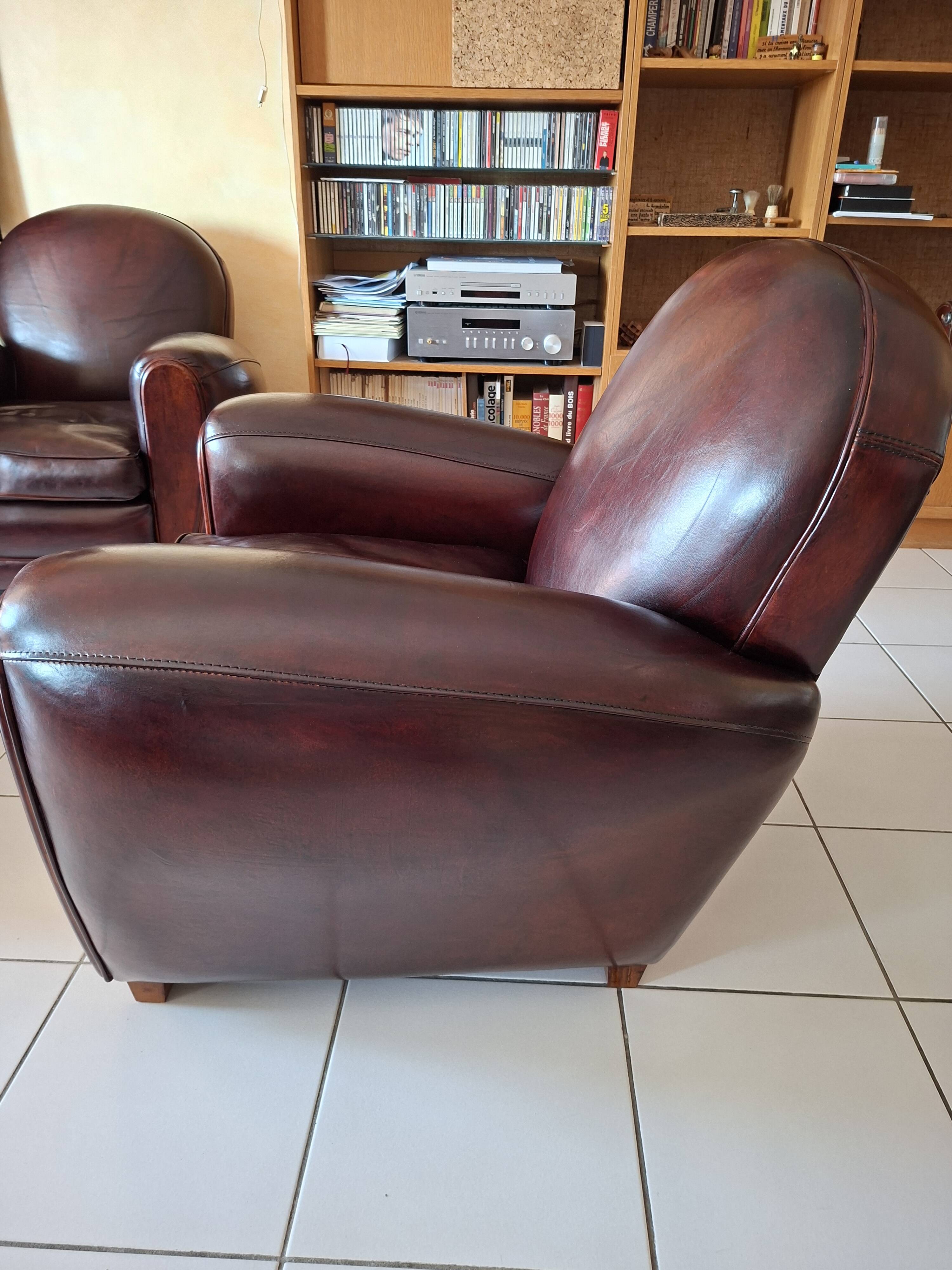 Leather living room set – Anjou Seat (Ralph) – St Nicolas model