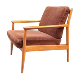 Scandinavian wooden armchair from the 1960s