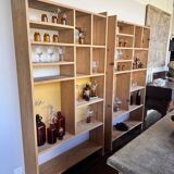 Raw wood shelf