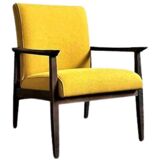 Fauteuil vintage restauré par ton (années 1960)