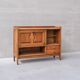 Guillerme et Chambron oak mid-century french cabinet sideboard