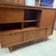 Vintage Scandinavian library, tall sideboard