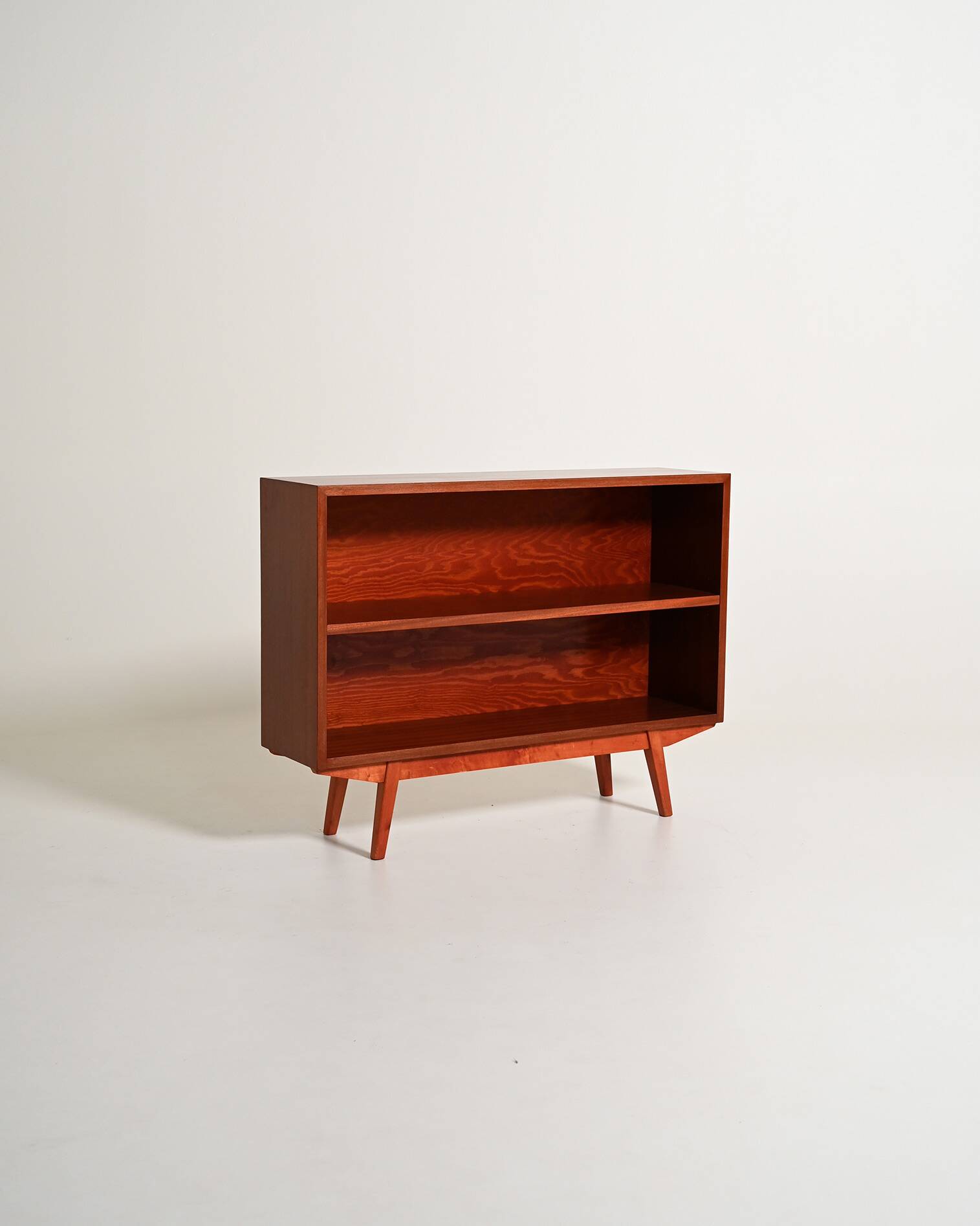 Scandinavian mahogany bookcase, 1960s