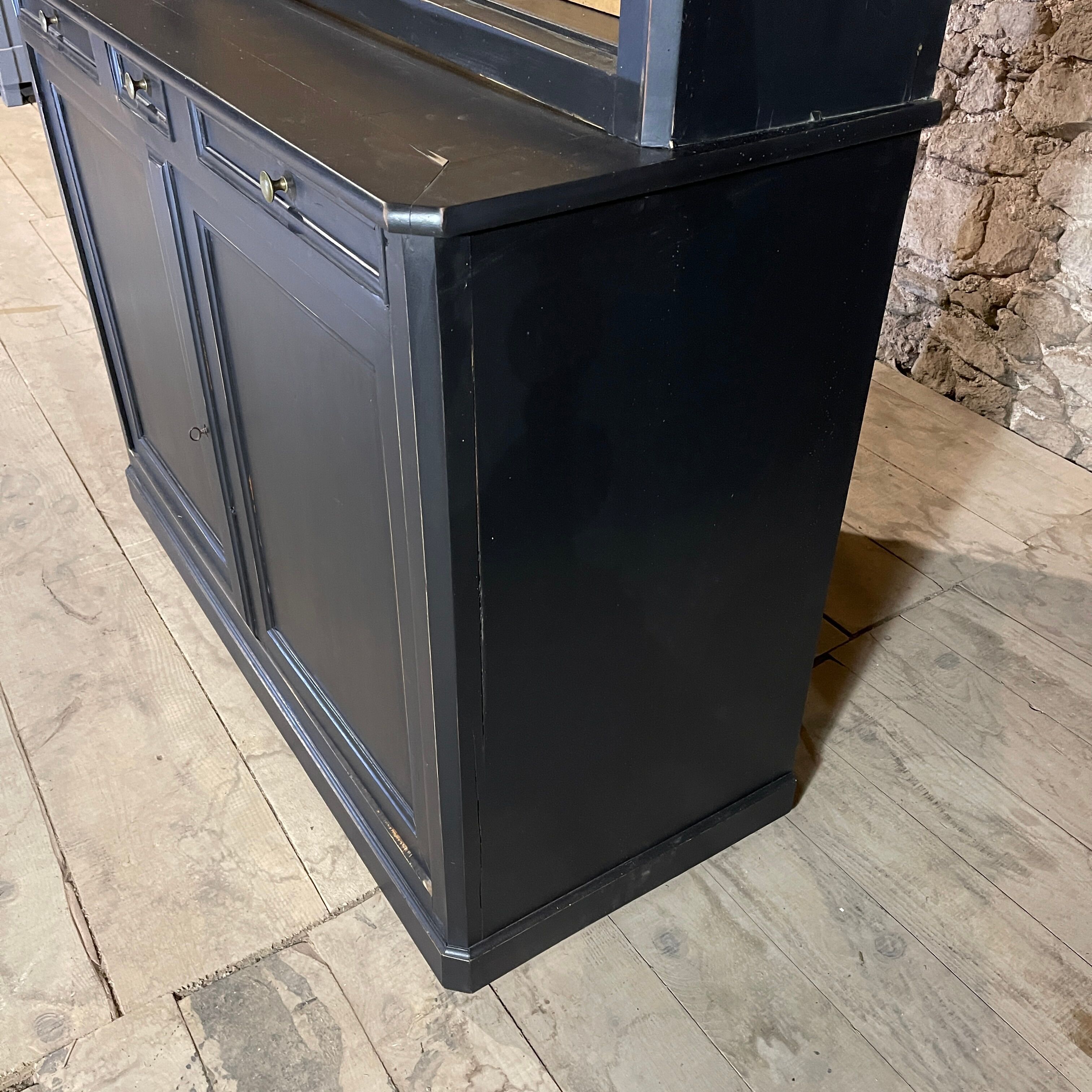 Black patina cupboard