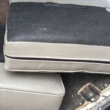 Leather club sofa