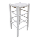 Shabby patina high bar stool