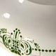 Toilet service, bowl/basin and antique jug, Badonvillier earthenware