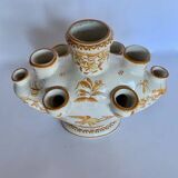 Moustier Louis XV earthenware Tulipière vase