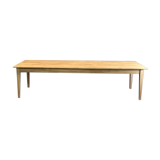 Farmhouse table with spindle legs (300 cm x 90 cm)